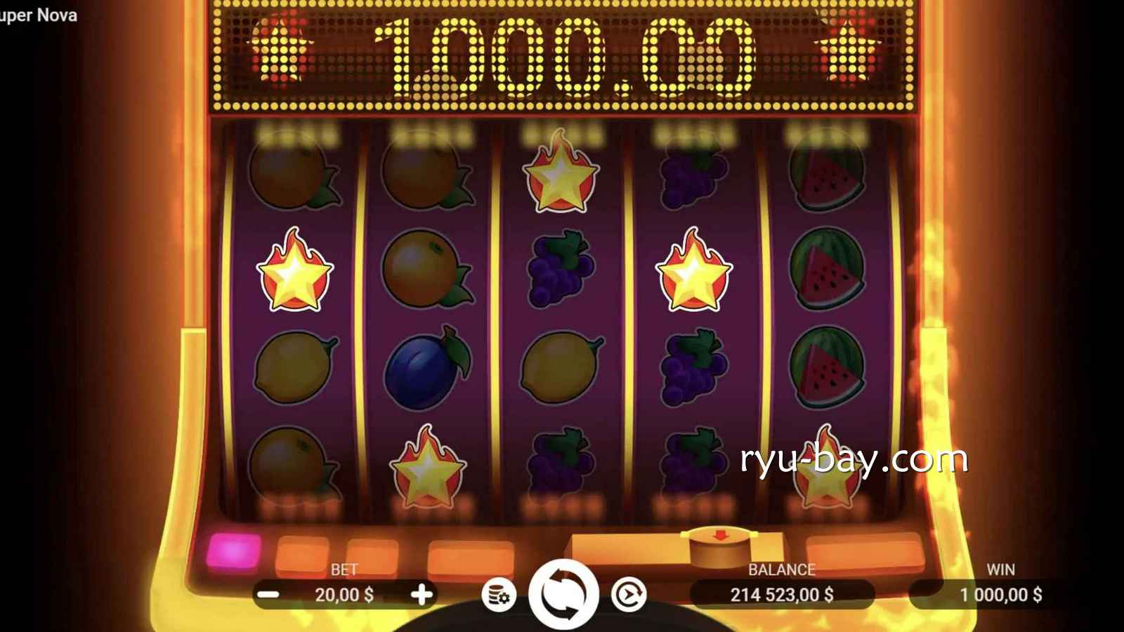 亚美体育APP试玩EVOPLAY老虎机《水果超级新星30》体验怎么样？